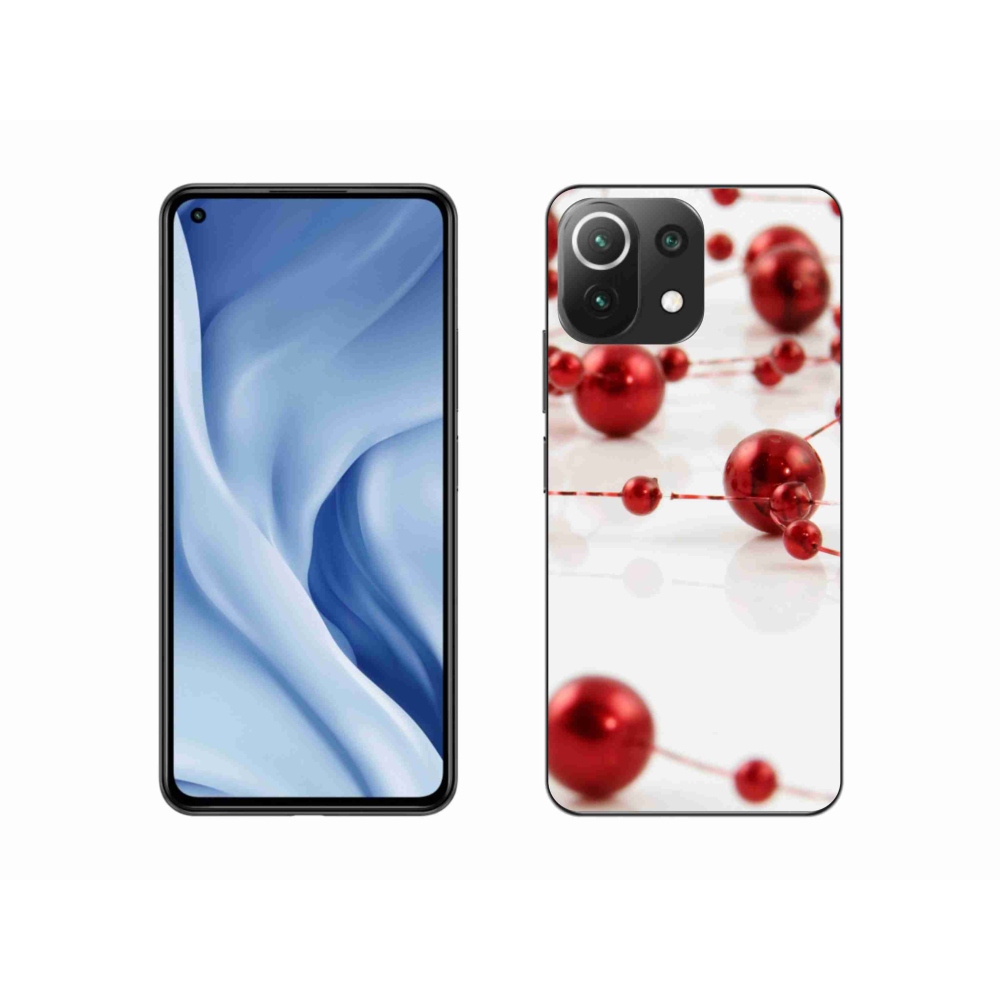 Gelový kryt mmCase na Xiaomi Mi 11 Lite 4G/5G - vánoční řetěz