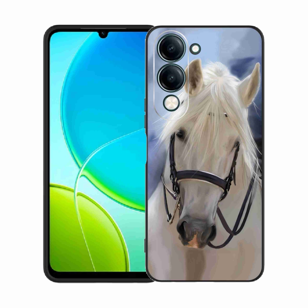 Gelový kryt mmCase na Vivo Y29s 5G - bílý kůň