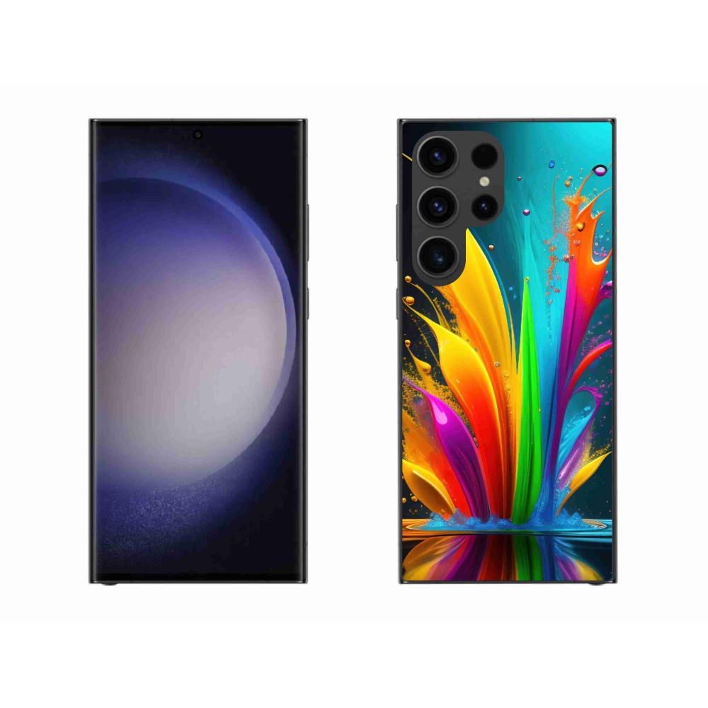 Gelový kryt mmCase na Samsung Galaxy S23 Ultra 5G - abstraktní motiv 1