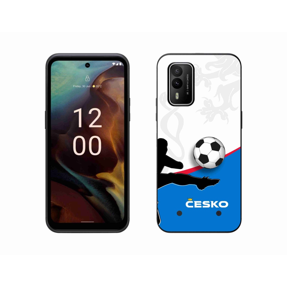 Gelový kryt mmCase na Nokia XR21 - fotbal Česko 3