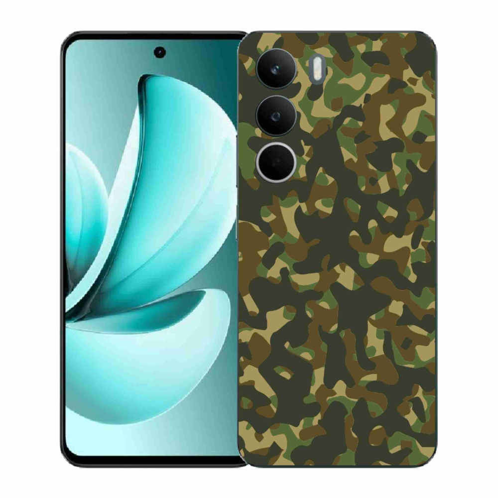 Gelový kryt mmCase na Realme C71 - maskáčový vzor 1