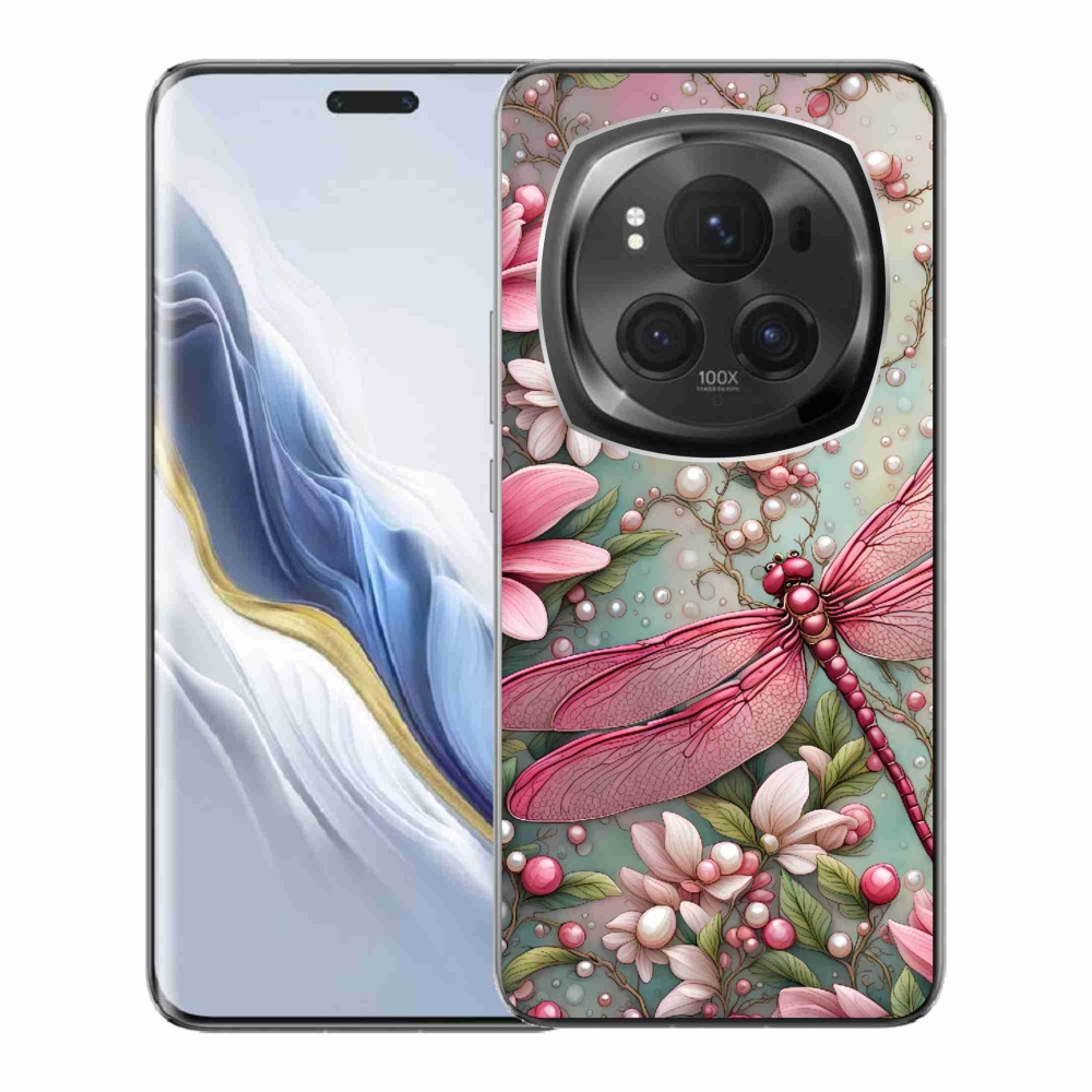 Gelový kryt mmCase na Honor Magic 6 Pro 5G - vážka