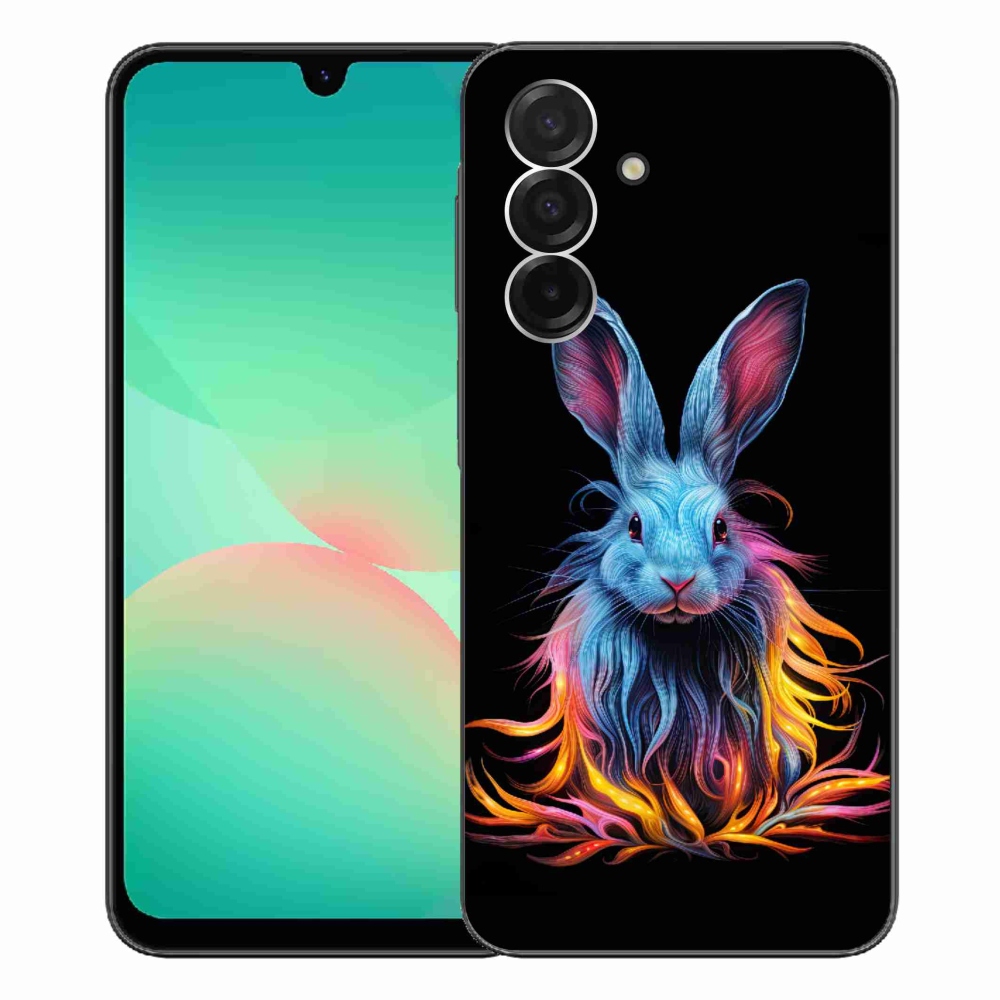 Gelový kryt mmCase na Samsung Galaxy A26 5G - abstraktní zajíc
