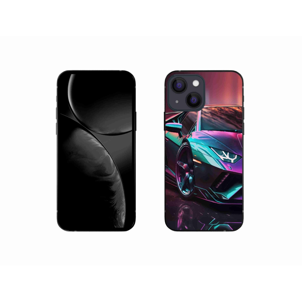 Gelový kryt mmCase na iPhone 13 mini - auto 8