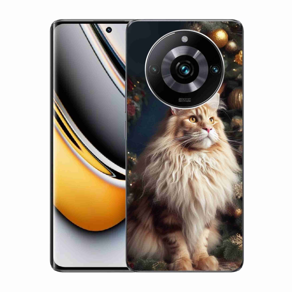 Gelový kryt mmCase na Realme 11 Pro/11 Pro+ - kočka u stromku