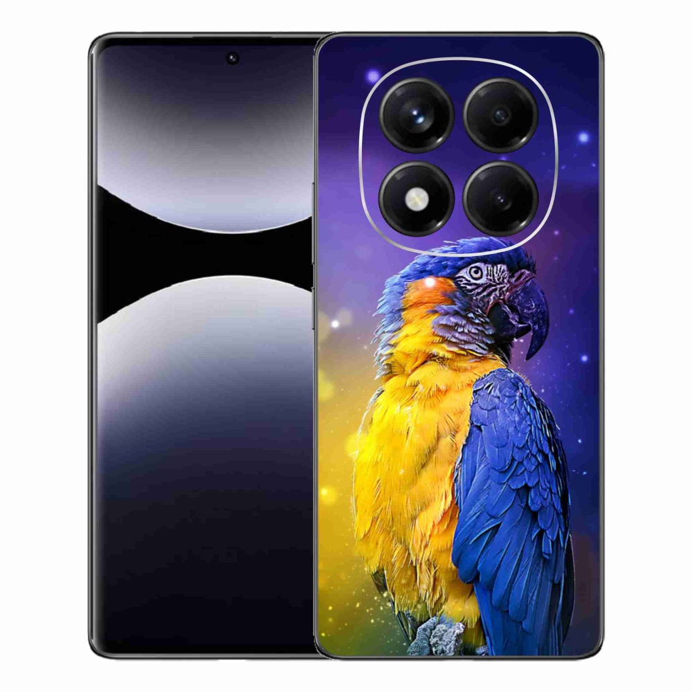 Gelový kryt mmCase na Xiaomi Redmi Note 14 Pro - papoušek ara 1