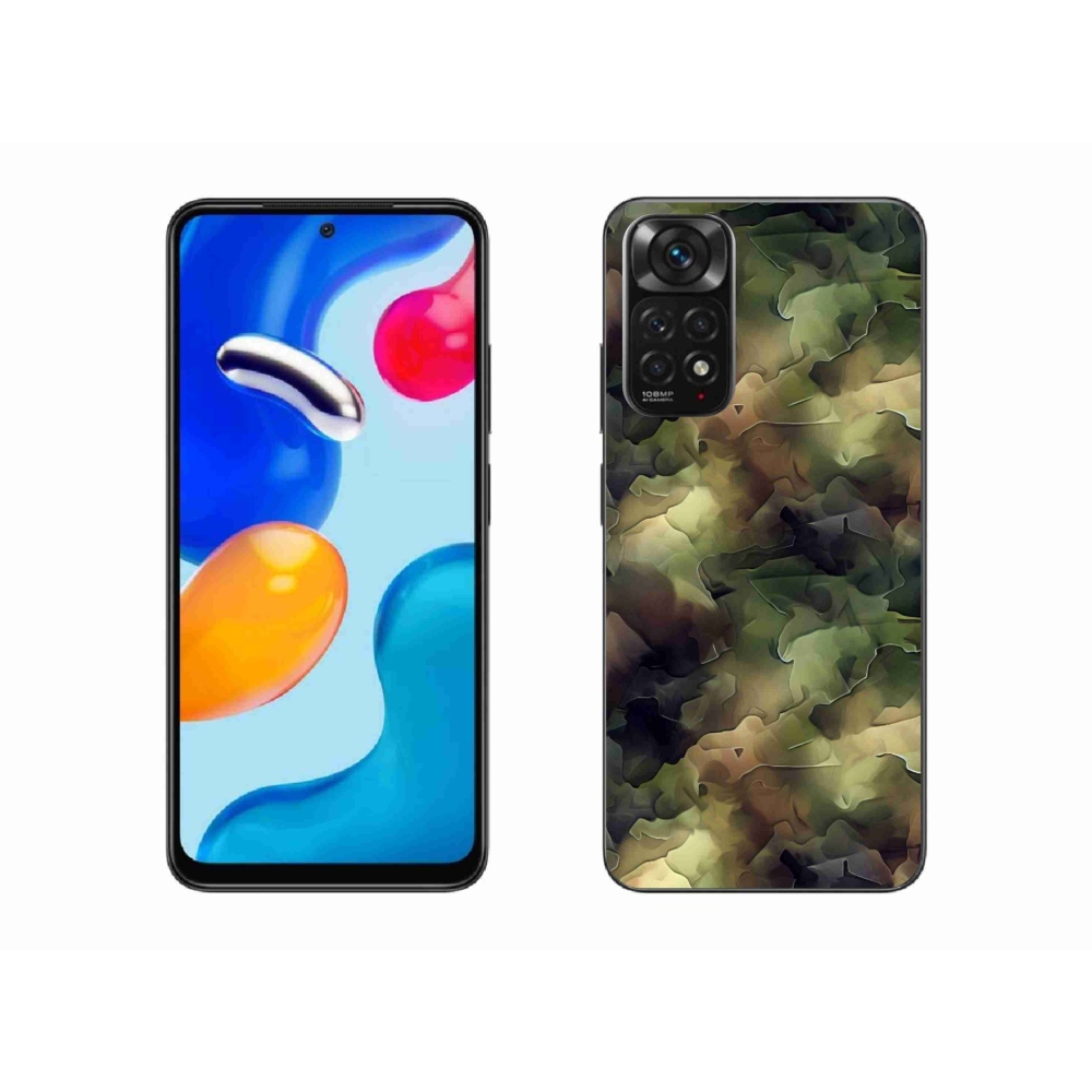 Gelový kryt mmCase na Xiaomi Redmi Note 11 4G - maskáčový vzor 10