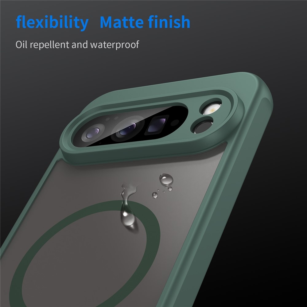 Case matný gelový obal s MagSafe na Google Pixel 10 Pro XL - zelený