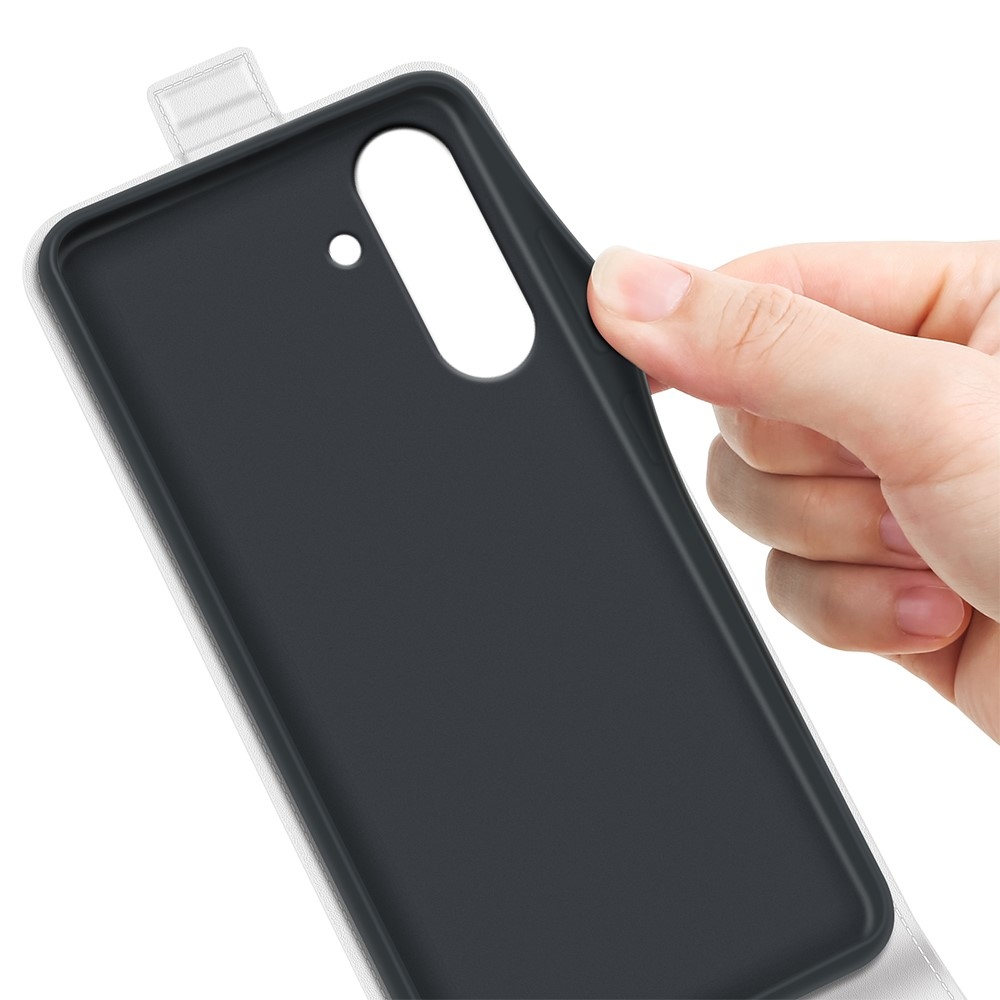 Vertical knížkové pouzdro na Samsung Galaxy A36 5G/A56 5G - bílé