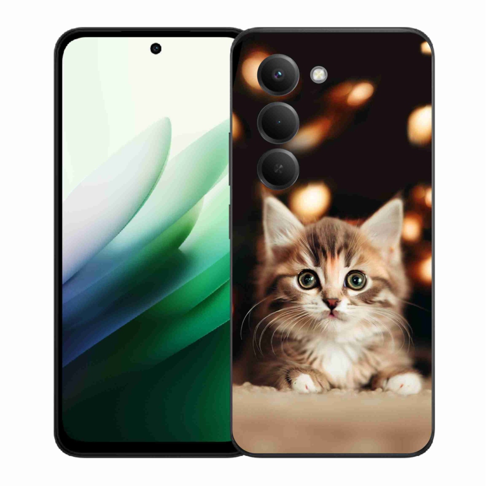 Gelový kryt mmCase na Xiaomi Redmi 15 5G (169mm) - roztomilé kotě 2