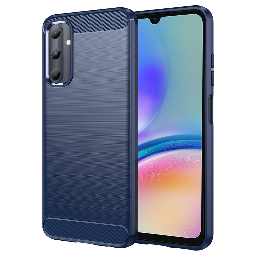 Carbon odolný gelový obal na Samsung Galaxy A05s - modrý