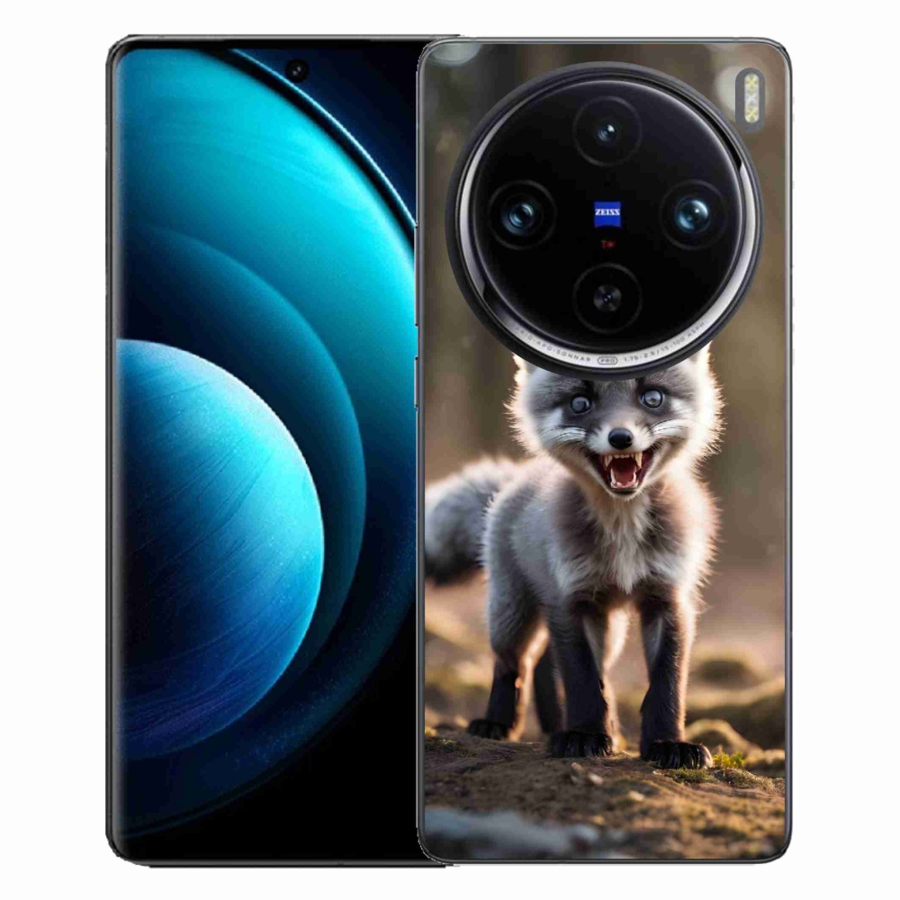 Gelový kryt mmCase na Vivo X100 Pro 5G - rozzuřená liška