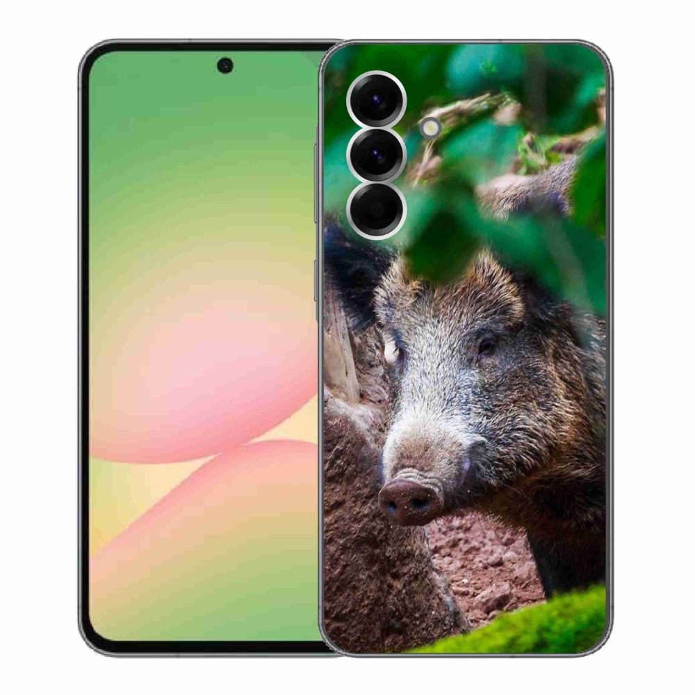 Gelový kryt mmCase na Samsung Galaxy A56 5G - divoké prase