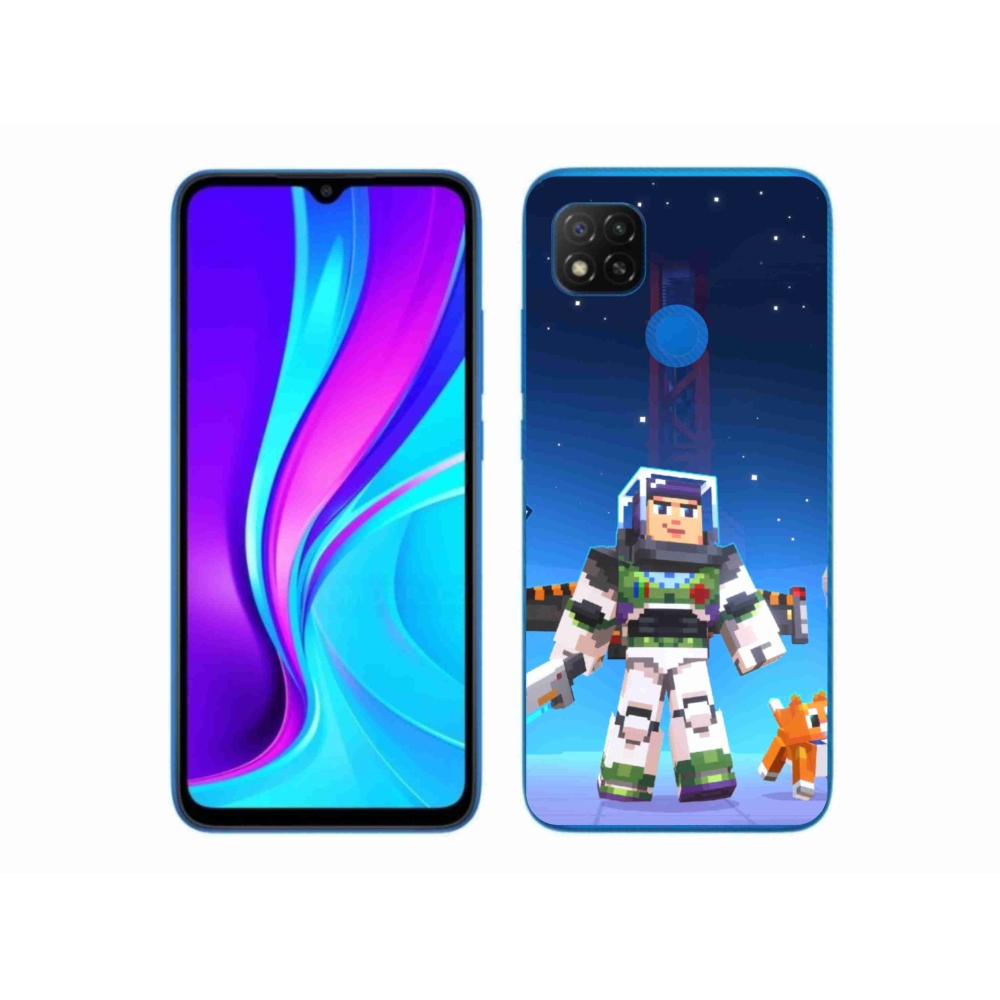 Gelový kryt mmCase na Xiaomi Redmi 9C - minecraft 2