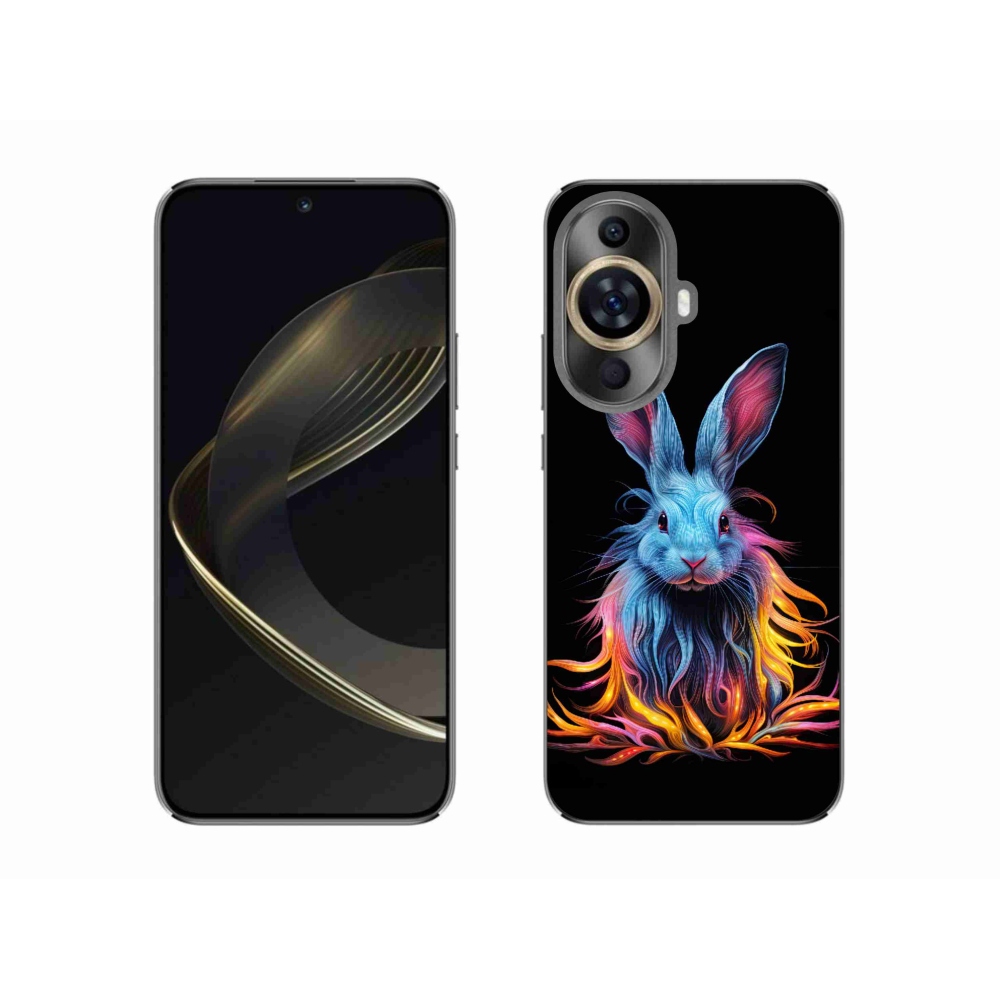 Gelový kryt mmCase na Huawei Nova 11 - abstraktní zajíc