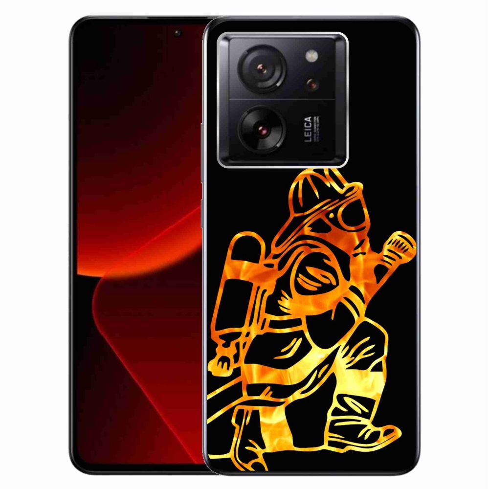 Gelový kryt mmCase na Xiaomi 13T/13T Pro - hasič 1