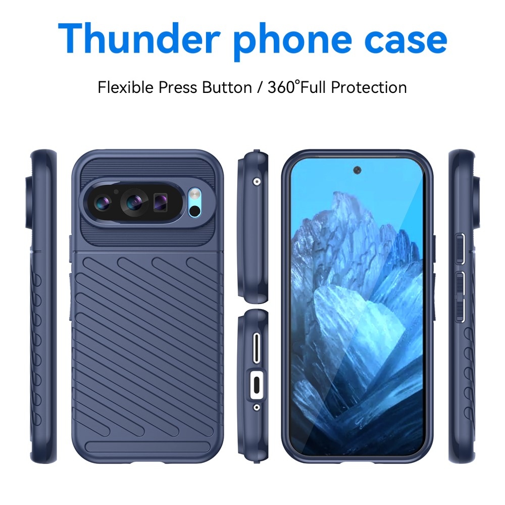 Thunder odolný gelový obal na Google Pixel 9/9 Pro - modrý
