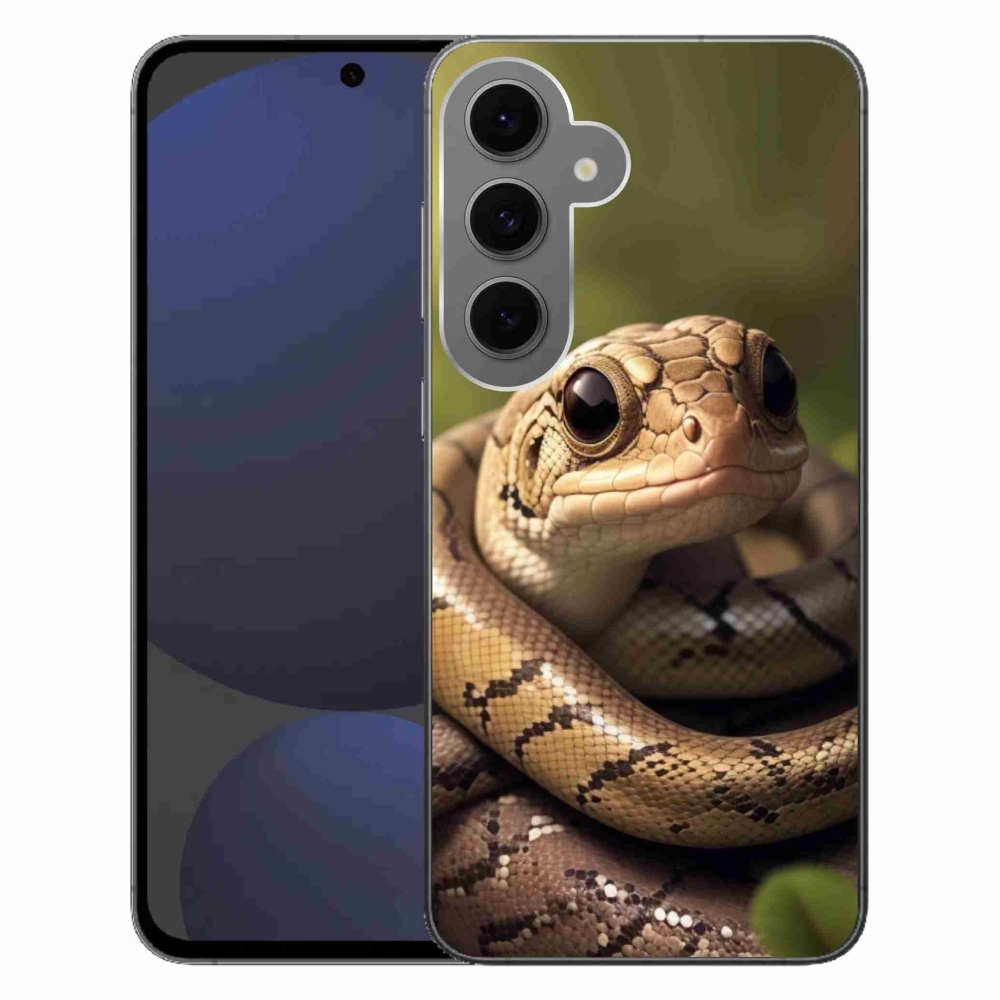 Gelový kryt mmCase na Samsung Galaxy S24 FE - had 1