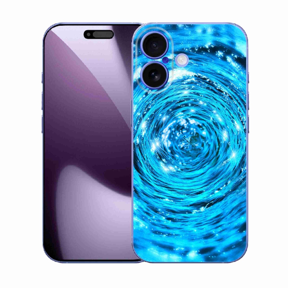 Gelový kryt mmCase na iPhone 17 - vodní vír