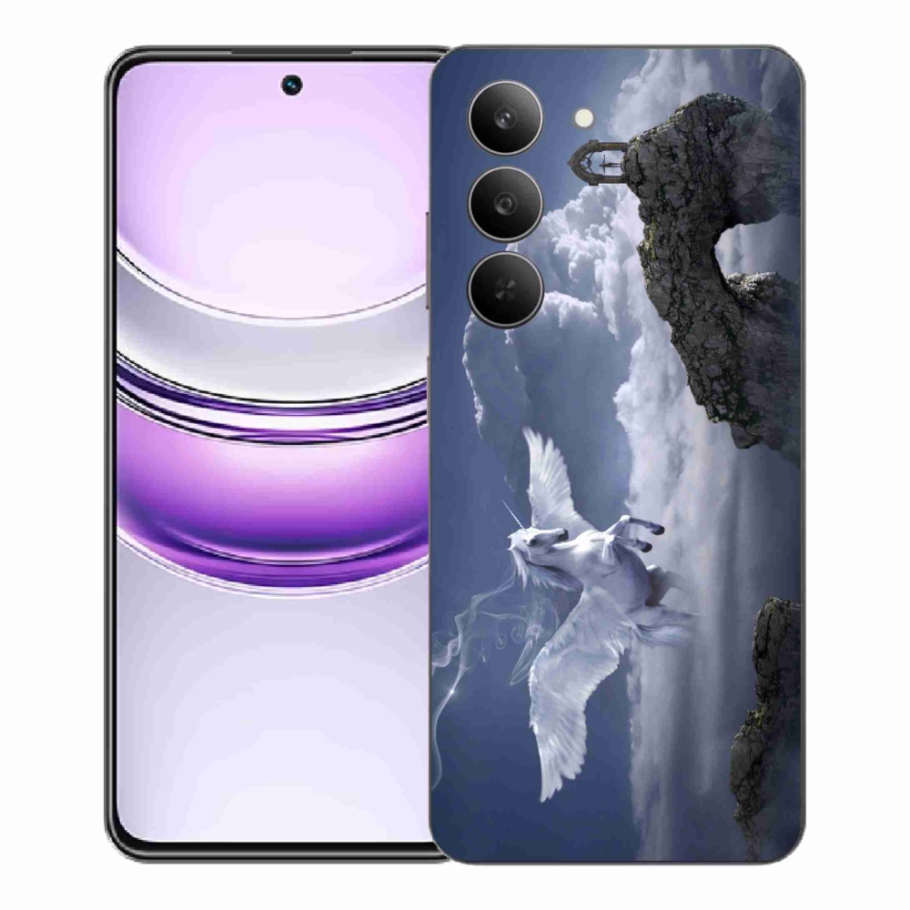 Gelový kryt mmCase na Realme 14x 5G - pegas