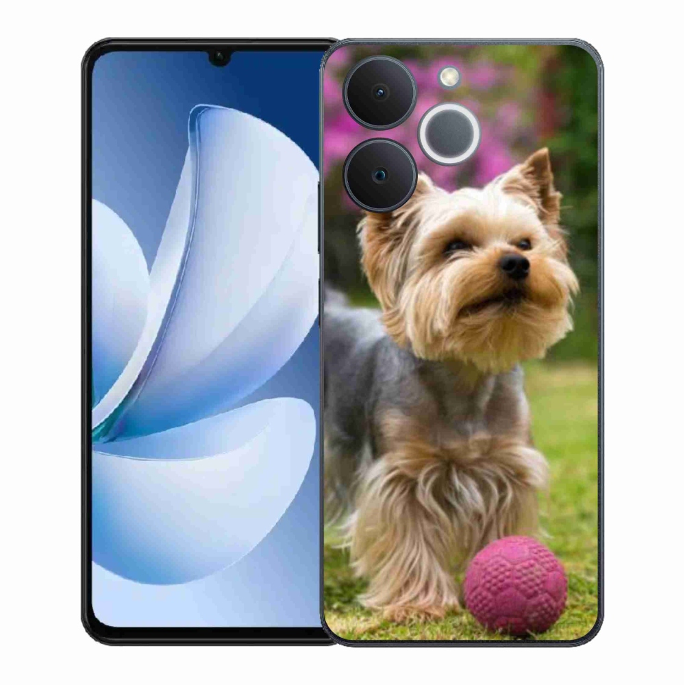 Gelový kryt mmCase na Realme Note 70T - jorkšír 4