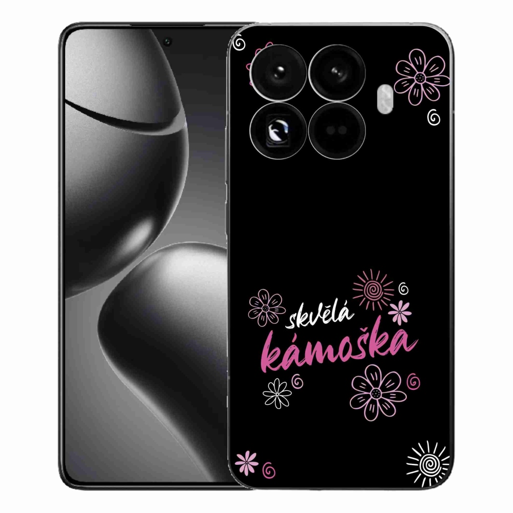 Gelový kryt mmCase na Xiaomi 15T Pro - skvělá kámoška černé pozadí