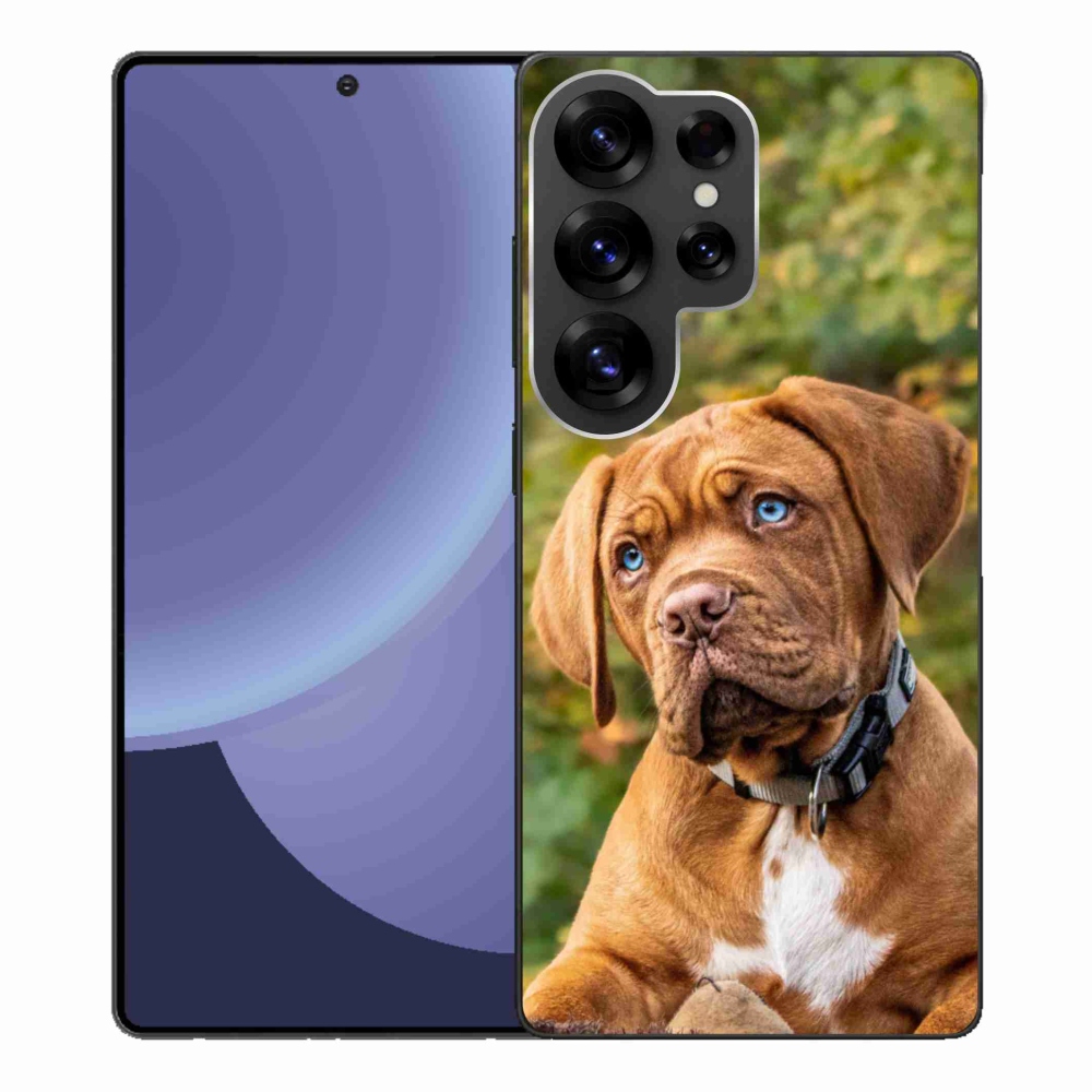Gelový kryt mmCase na Samsung Galaxy S25 Ultra - štěně 