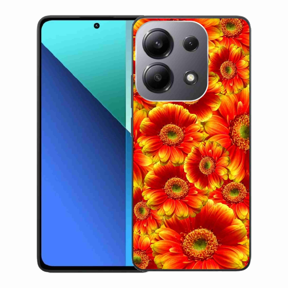 Gelový kryt mmCase na Xiaomi Redmi Note 13 - gerbera 1