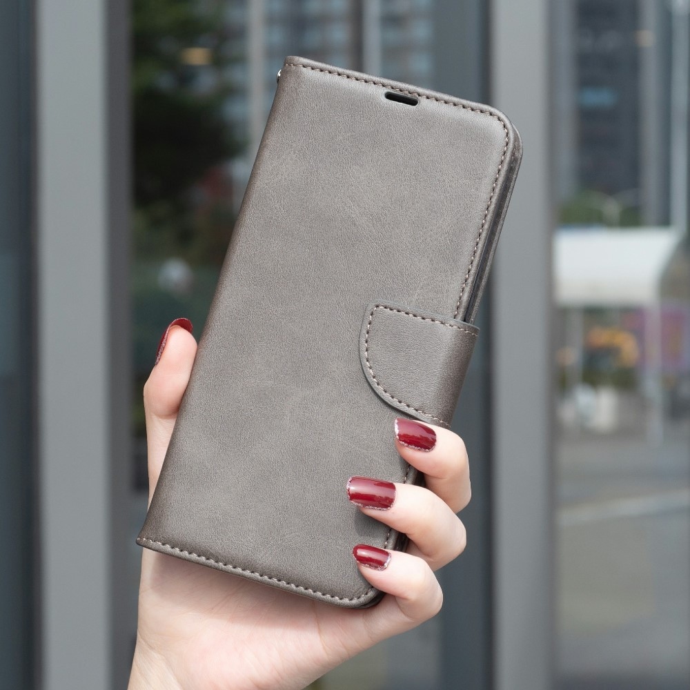 Case knížkové pouzdro na Samsung Galaxy S25 Edge - šedé