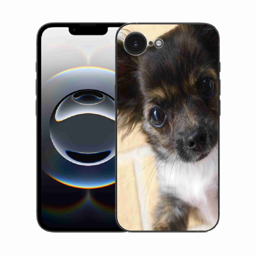 Gelový kryt mmCase na iPhone 16e - čivava 2