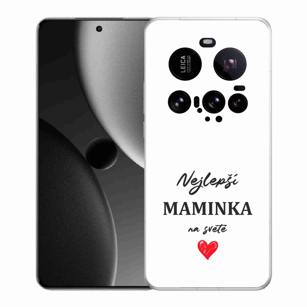 Gelový kryt mmCase na Xiaomi 15 Ultra - nejlepší maminka 1 bílé pozadí