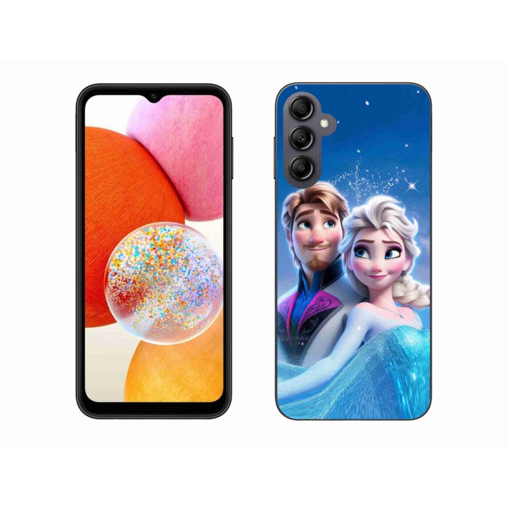Gelový kryt mmCase na Samsung Galaxy A14 4G/5G - ledové království 1