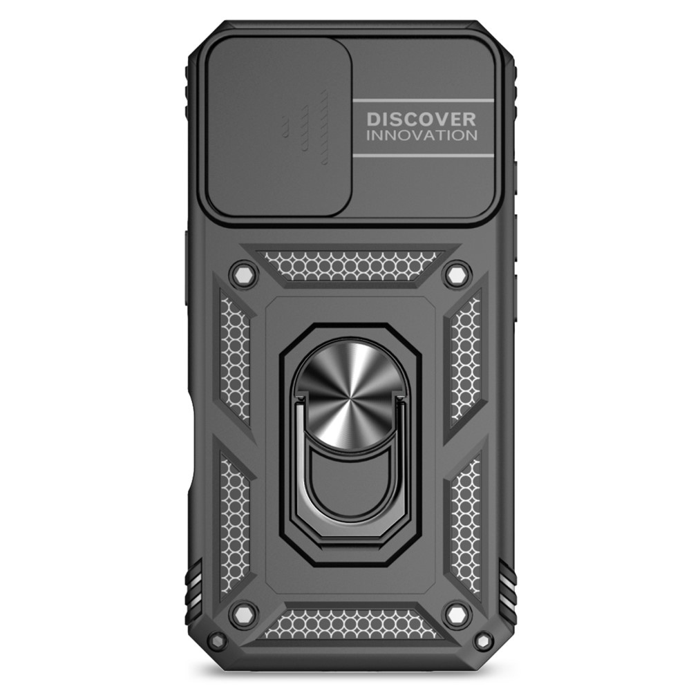 Slide odolný kryt na iPhone 16 - černý