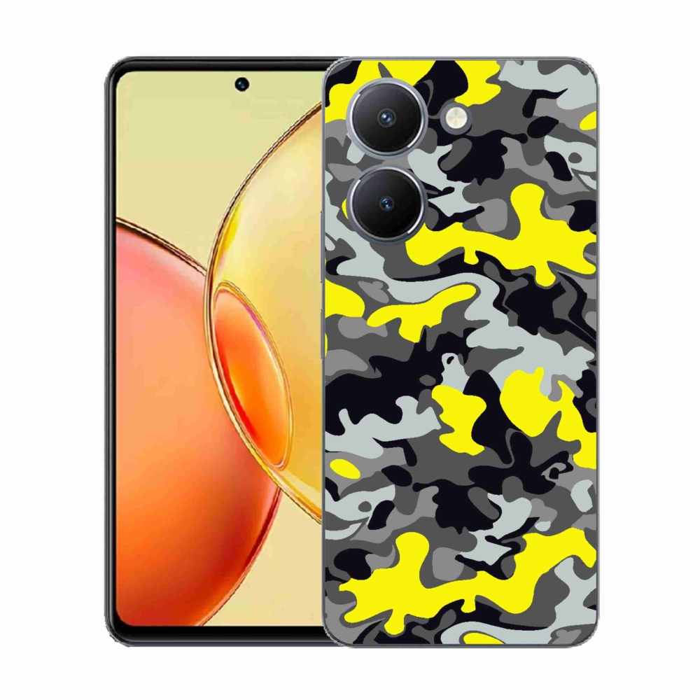 Gelový kryt mmCase na Vivo Y36 - maskáčový vzor 6