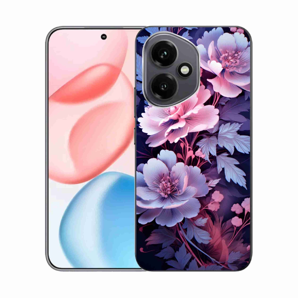 Gelový kryt mmCase na Honor 400 - květiny 11