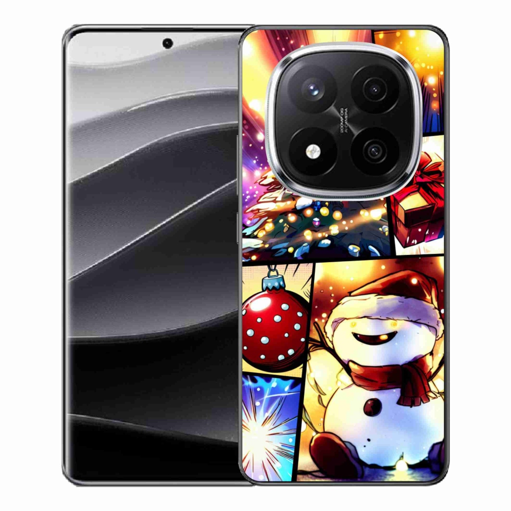 Gelový kryt mmCase na Xiaomi Redmi Note 14 Pro+ 5G - vánoční motivy 1