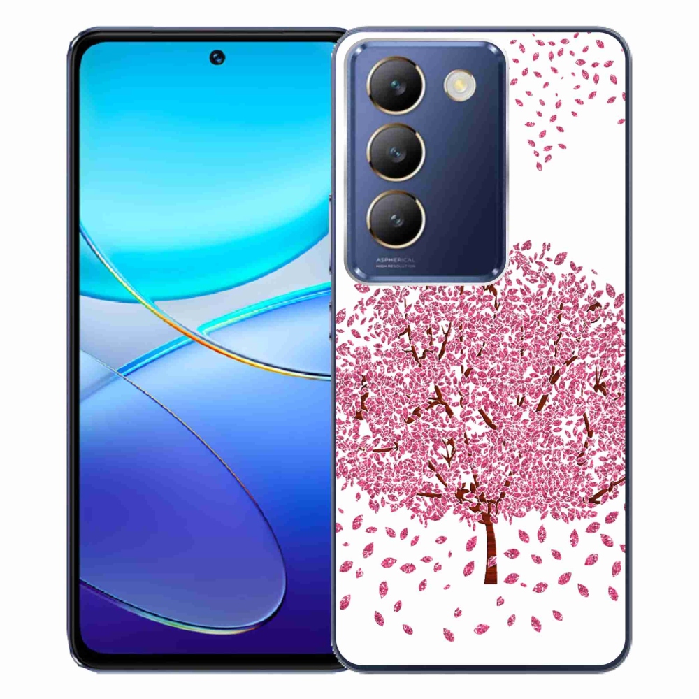 Gelový kryt mmCase na Vivo V40 SE 4G/5G - kreslený strom s listy