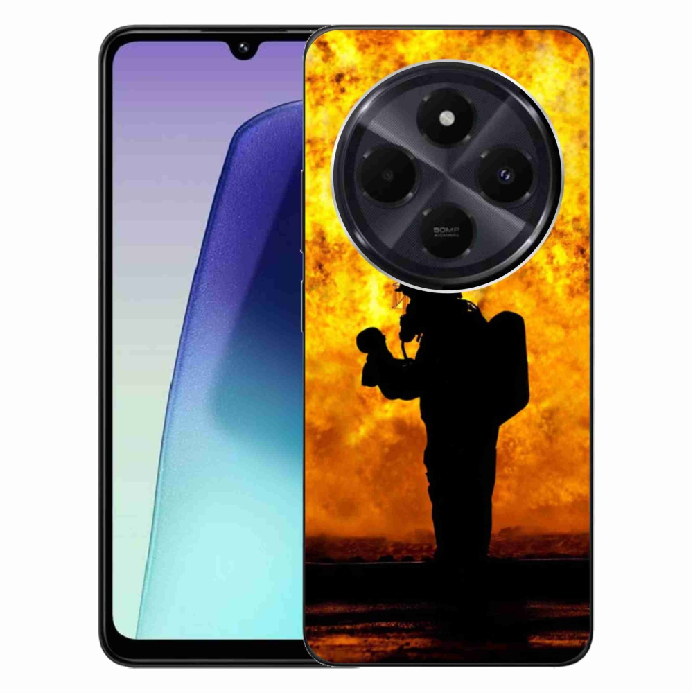 Gelový kryt mmCase na Xiaomi Redmi 14C/Poco C75 - hasič