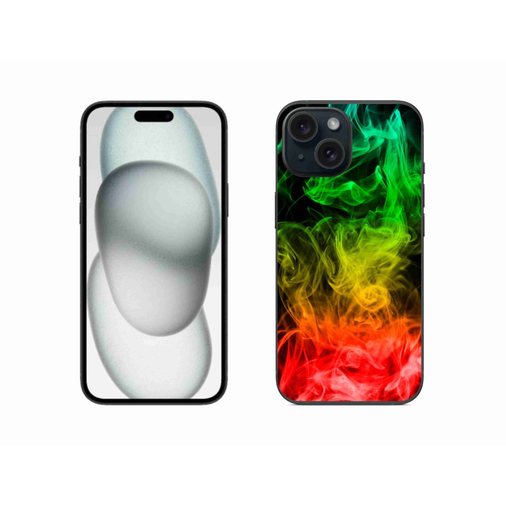 Gelový kryt mmCase na iPhone 15 - abstraktní vzor 7