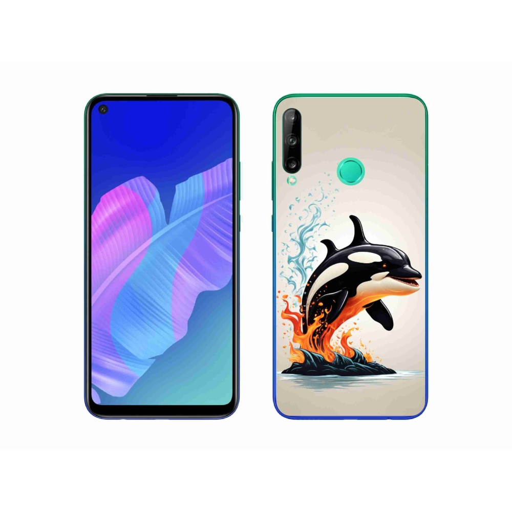 Gelový kryt mmCase na Huawei P40 Lite E - kosatka