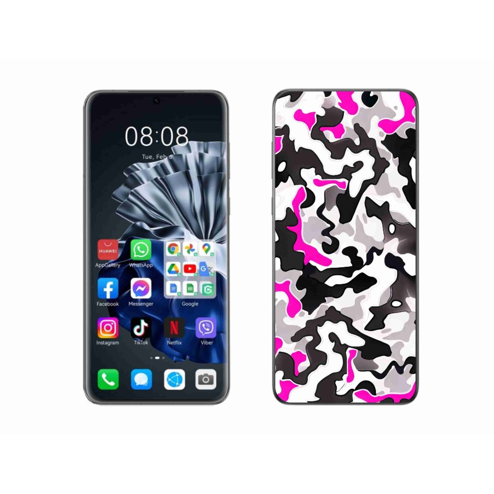 Gelový kryt mmCase na Huawei P60 Pro - maskáčový vzor 5