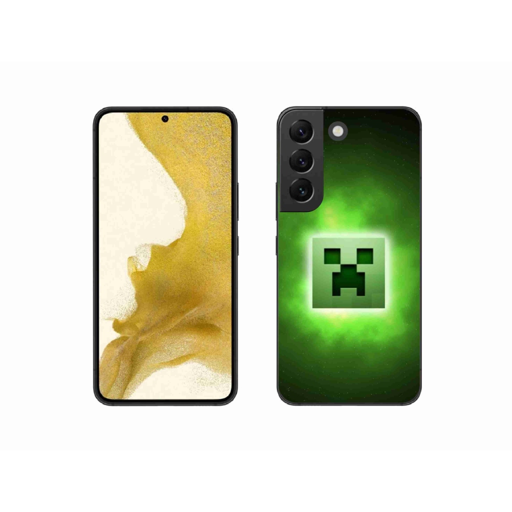 Gelový kryt mmCase na Samsung Galaxy S22 5G - minecraft