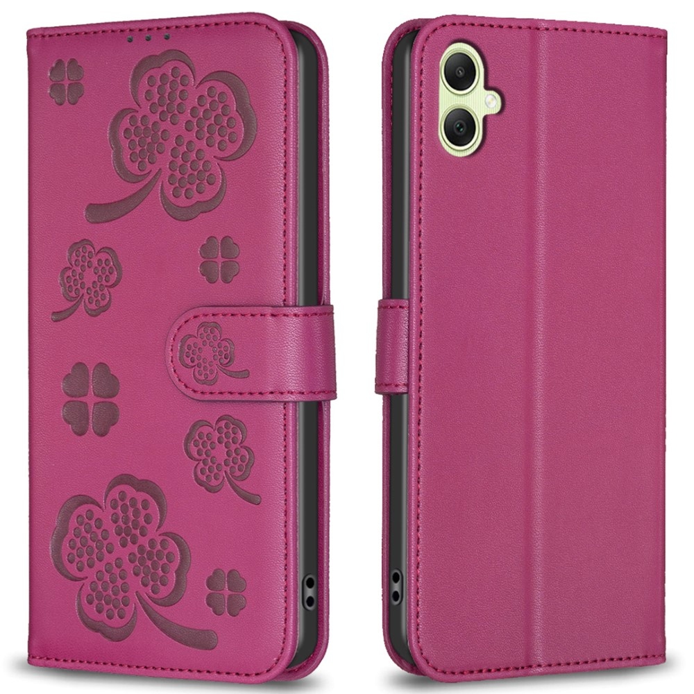 Clover knížkové pouzdro na Samsung Galaxy A06 4G - rose