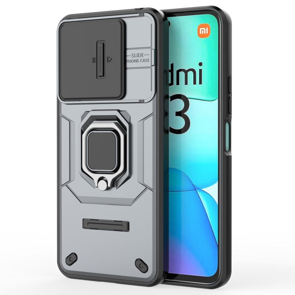 Lens odolný hybridní kryt na Xiaomi Redmi 13 4G/Poco M6 4G - šedý