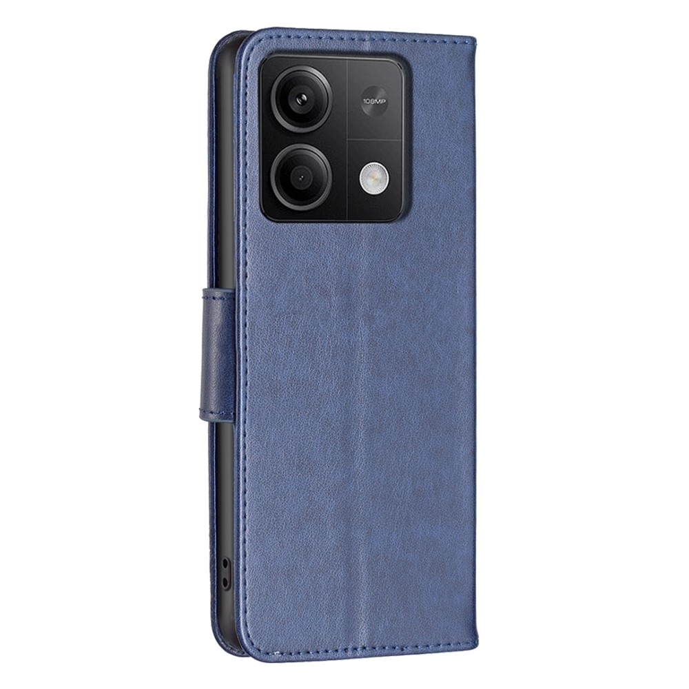 Butterfly knížkové pouzdro na Xiaomi Redmi Note 13 5G - tmavěmodré