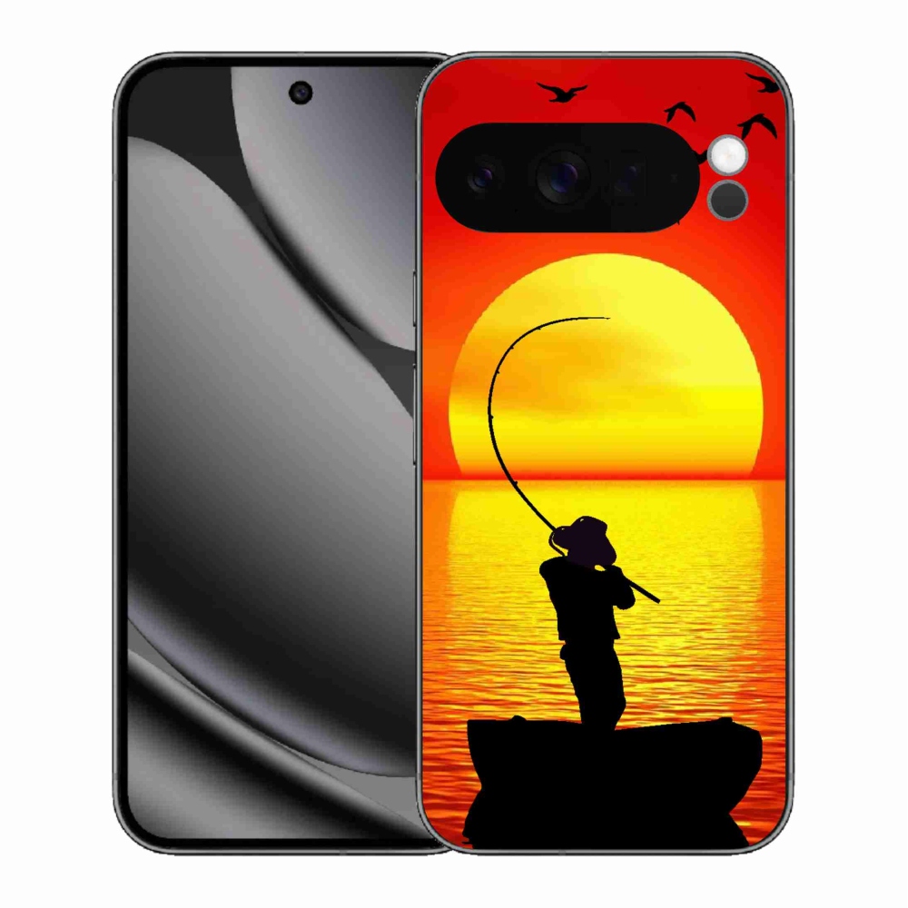 Gelový kryt mmCase na Google Pixel 10 Pro XL - rybaření