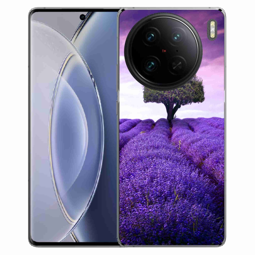 Gelový kryt mmCase na Vivo X90 Pro - levandulová louka