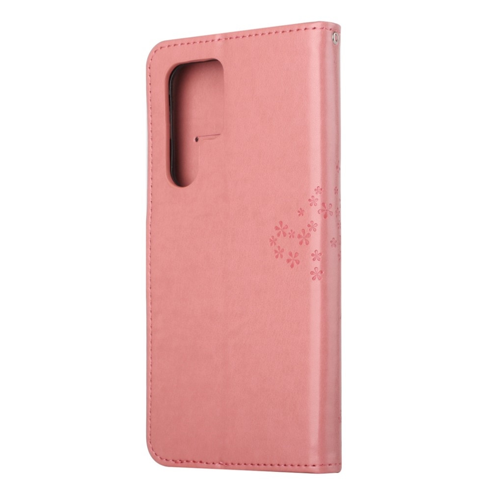 Tree knížkové pouzdro na Samsung Galaxy S24 Ultra - růžové