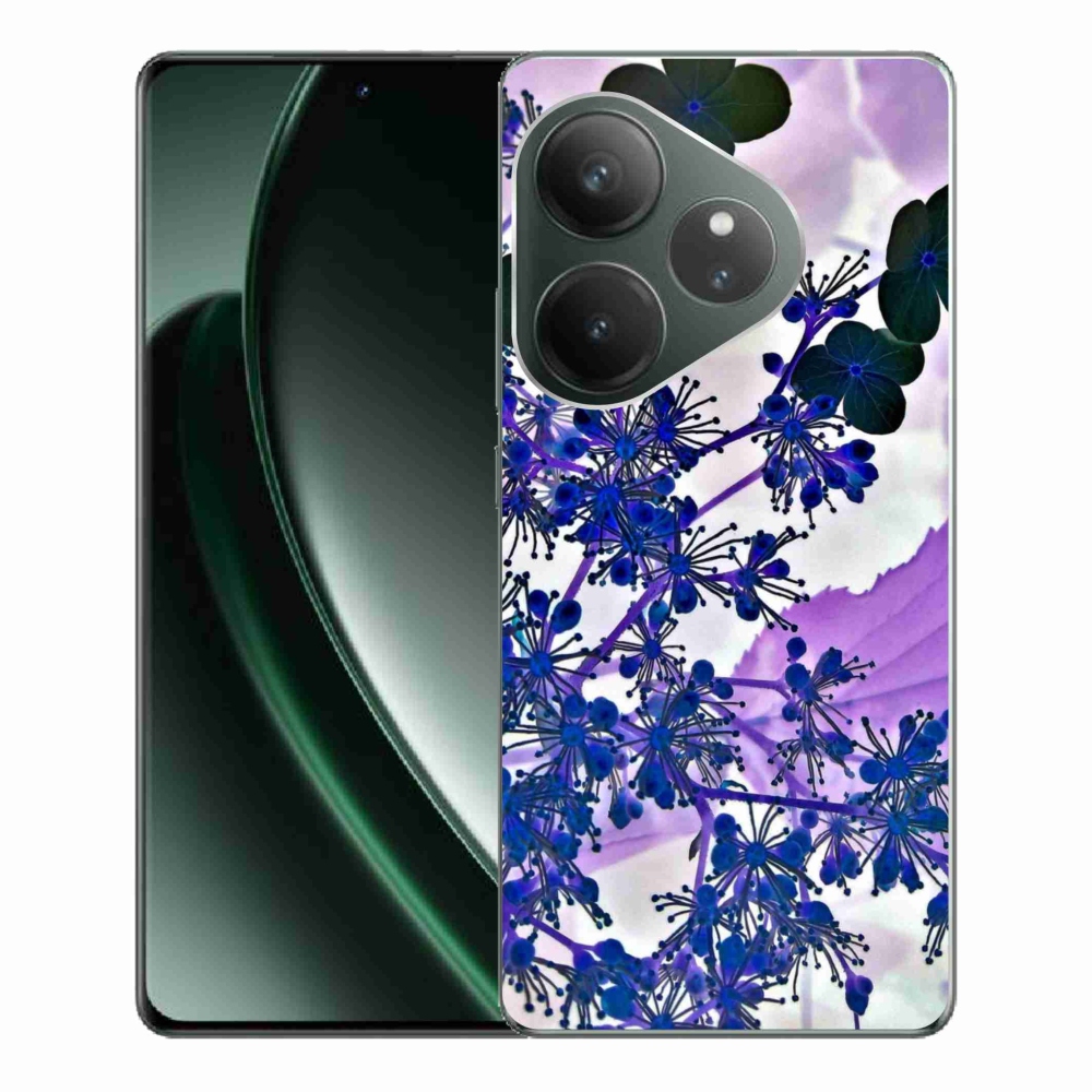 Gelový kryt mmCase na Realme GT 6 5G/GT 6T 5G - květ hortenzie
