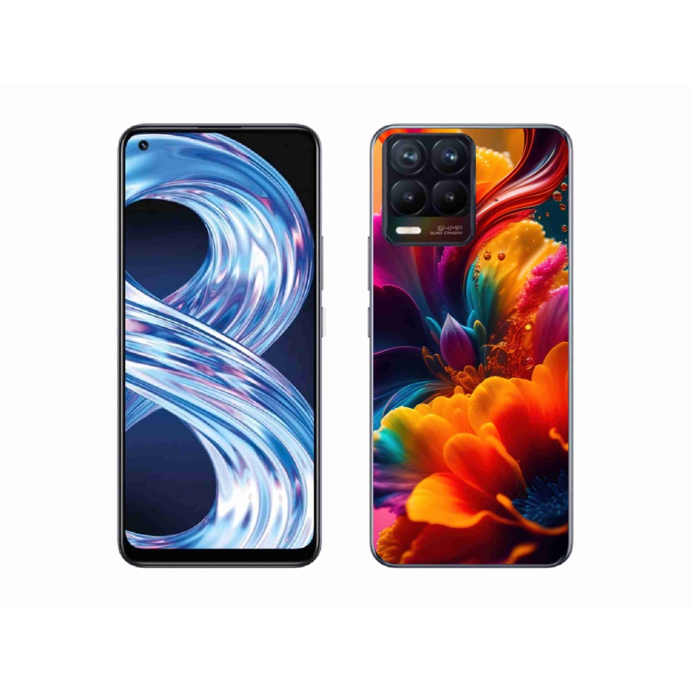 Gelový kryt mmCase na Realme 8 Pro - abstraktní motiv 2